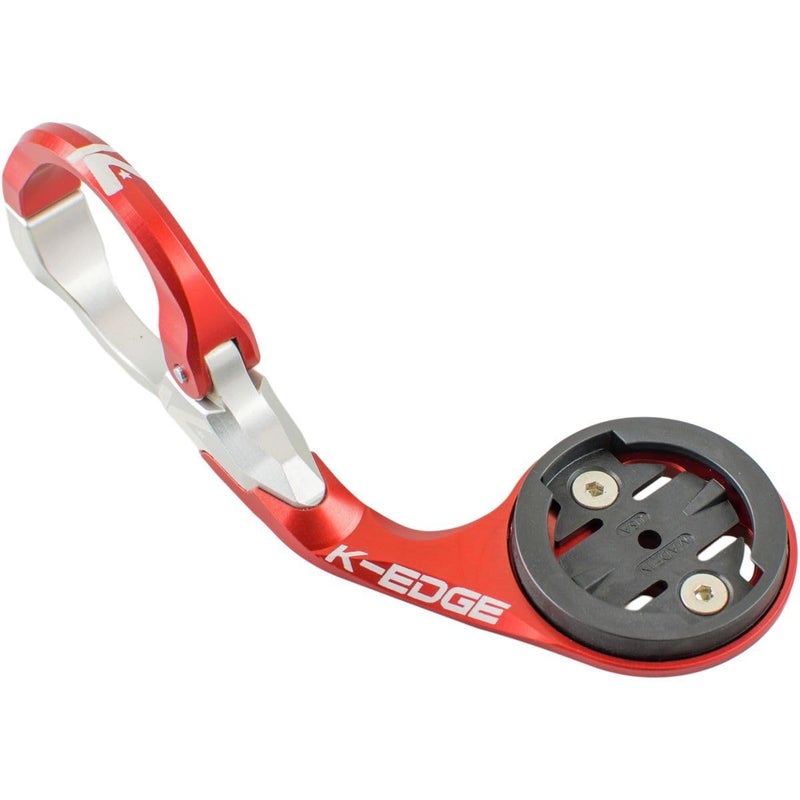 K-Edge | Race Bicycle Computer Mount | for Garmin GPS Devices | Red - Image 1